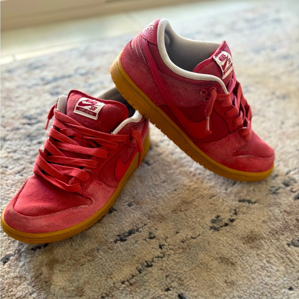 Nike SB Red and Gum Sneakers
